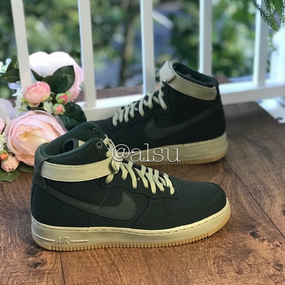 NWT Nike Air Force 1 HIGht UT Sequoia Green WMNS - Picture 4 of 7